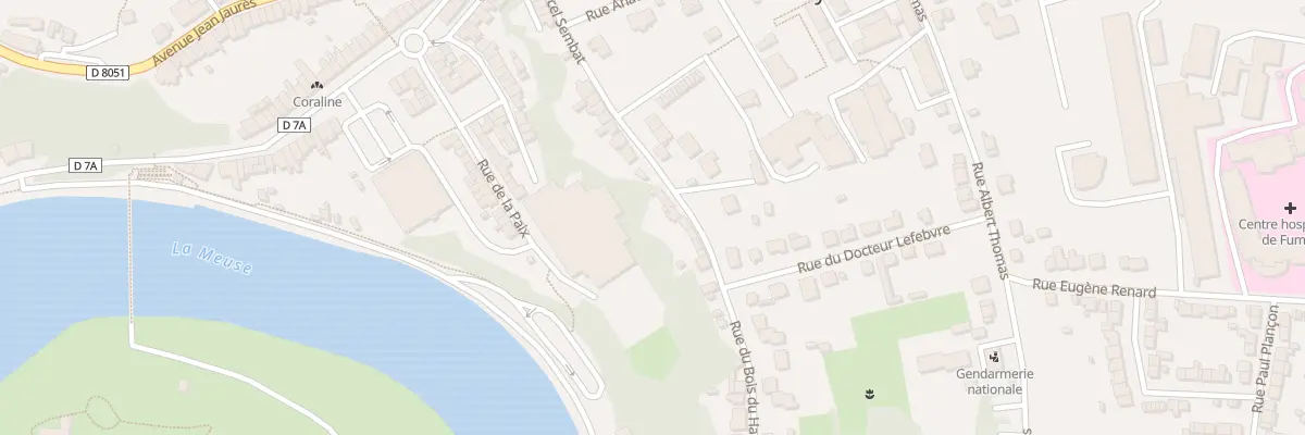 Plan du 214 Rue Marcel Sembat à Fumay