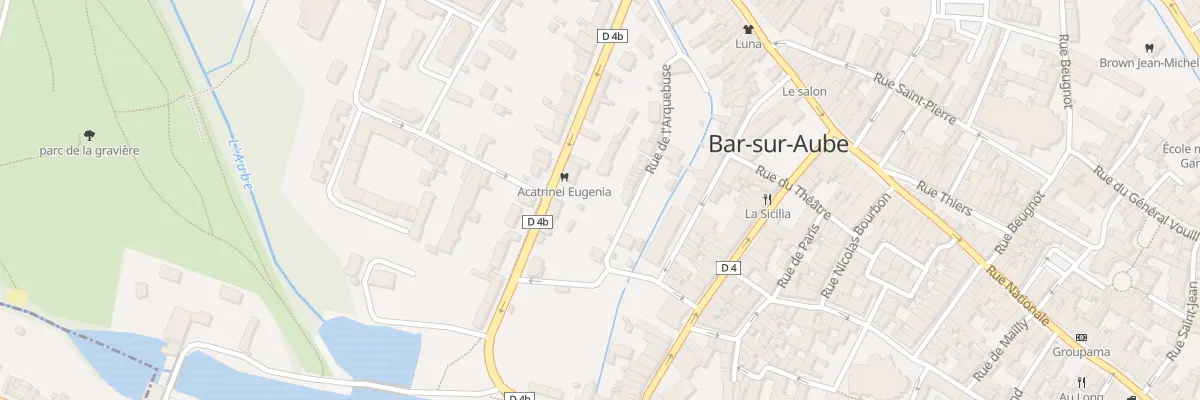 Plan du 15 Bd Victor Hugo à Bar-sur-Aube