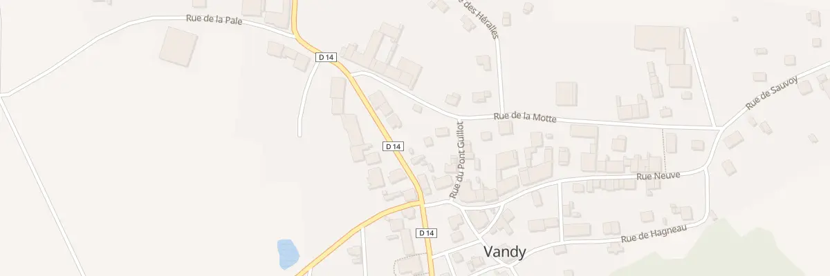 Plan du 5034 Le Village à Vandy