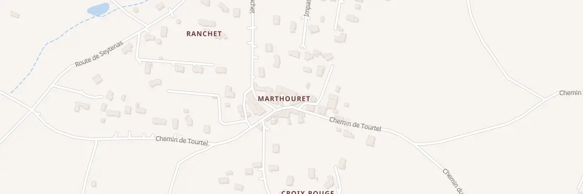 Plan du 465 Che de Tourtel à Quintenas