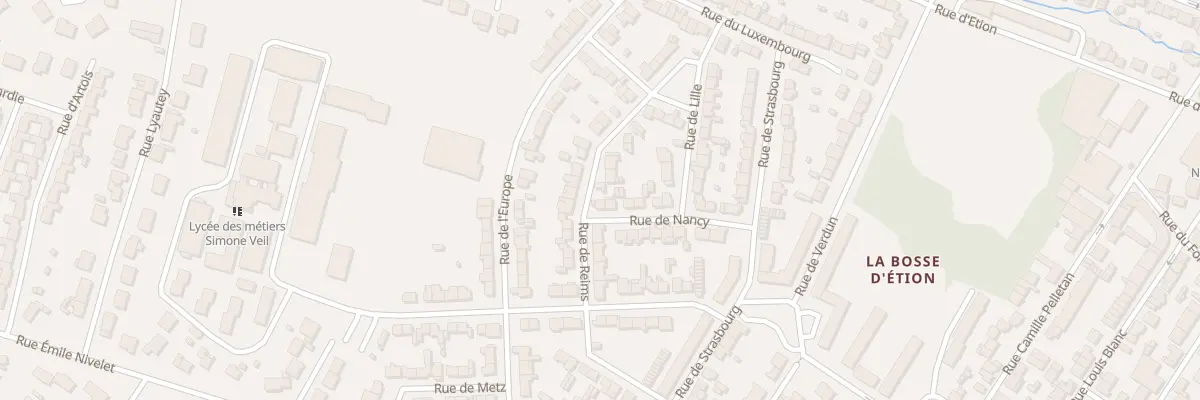 Plan du 18 Rue de Nancy à Charleville-Mézières