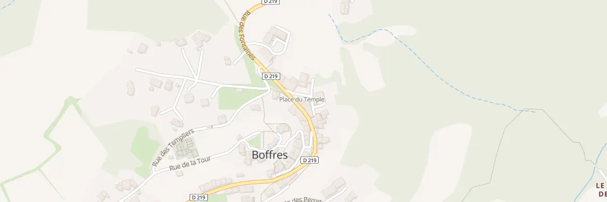 Plan du 6 Rue des Fontaines à Boffres