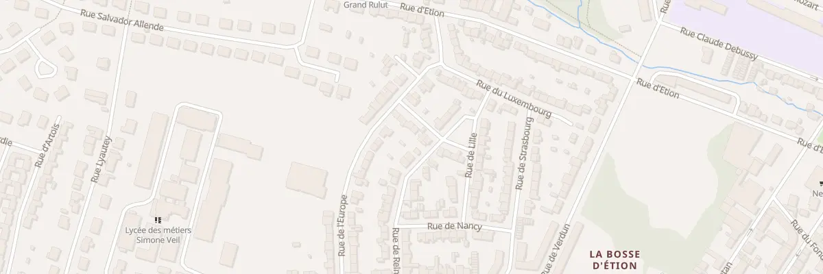 Plan du 5 Rue de Hollande à Charleville-Mézières