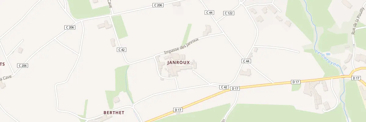 Plan du 5112 Janroux à Juliénas