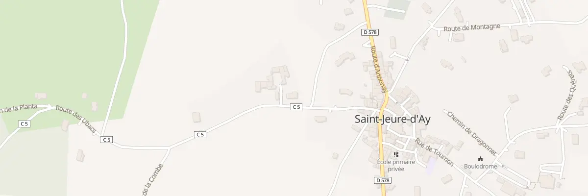 Plan du 5116 Suchet à Saint-Jeure-d’Ay