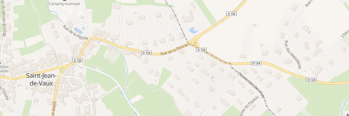 Plan du 28 Rue de la Piscine à Saint-Jean-de-Vaux