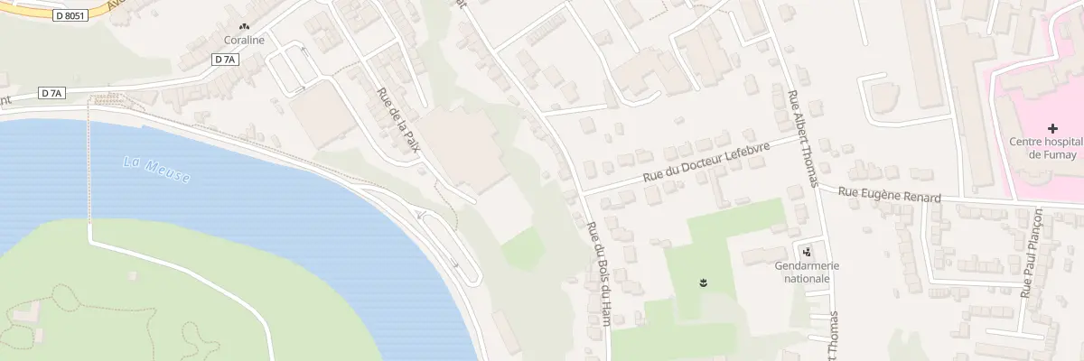 Plan du 256 Rue Marcel Sembat à Fumay