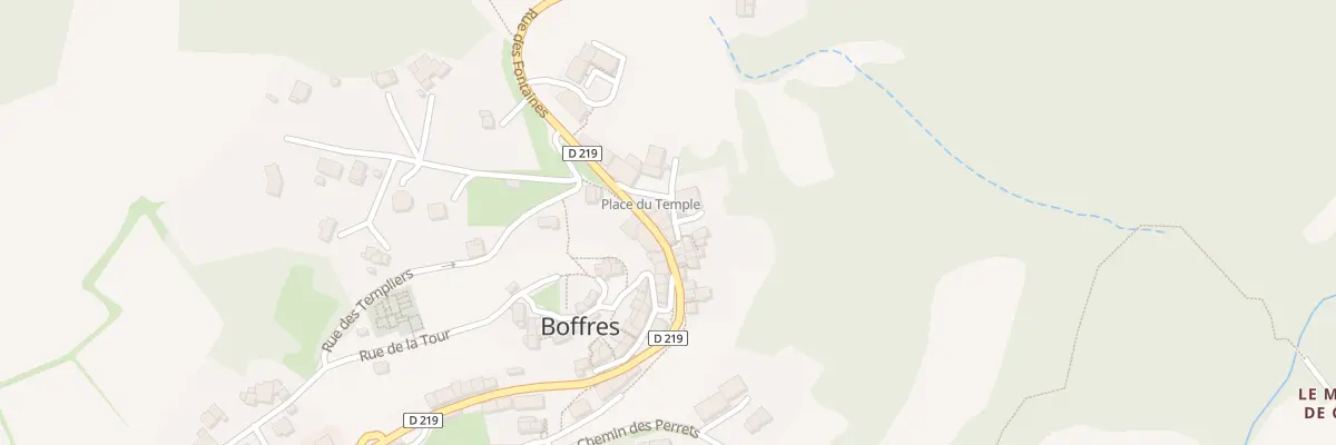 Plan du 10 Rue des Fontaines à Boffres