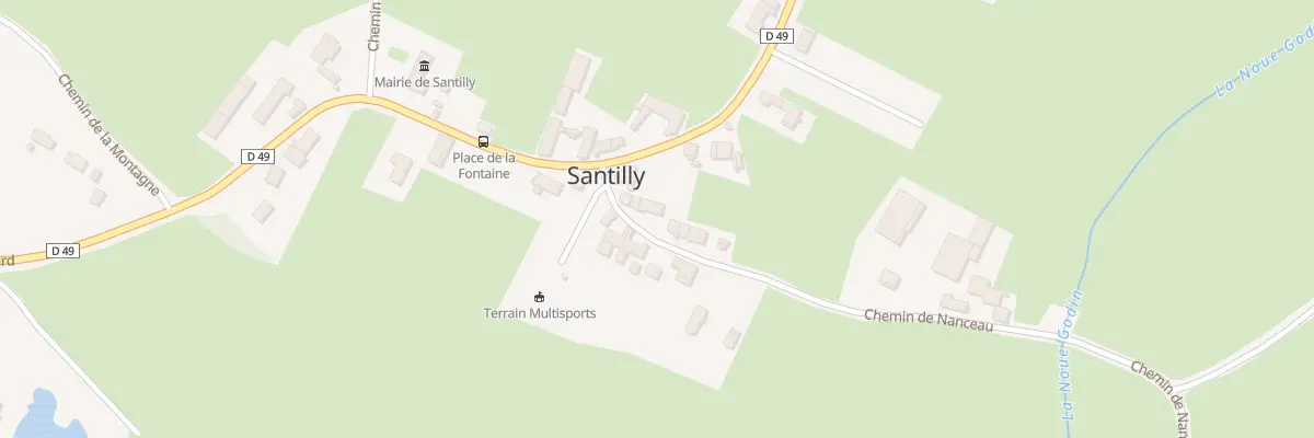 Plan du 7 Che de Nanceau à Santilly