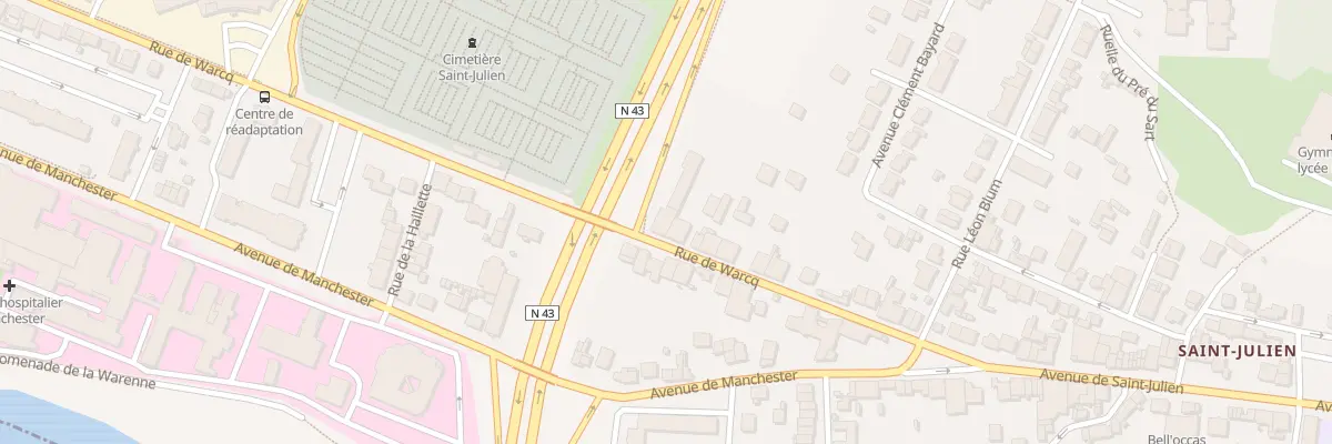 Plan du 18B Rue de Warcq à Charleville-Mézières