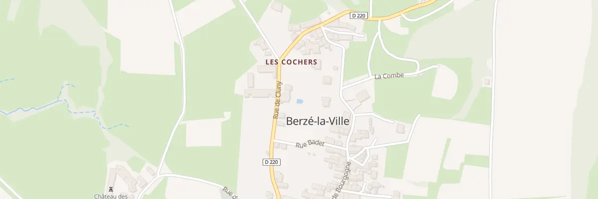 Plan du 5201 Rue de Cluny à Berzé-la-Ville