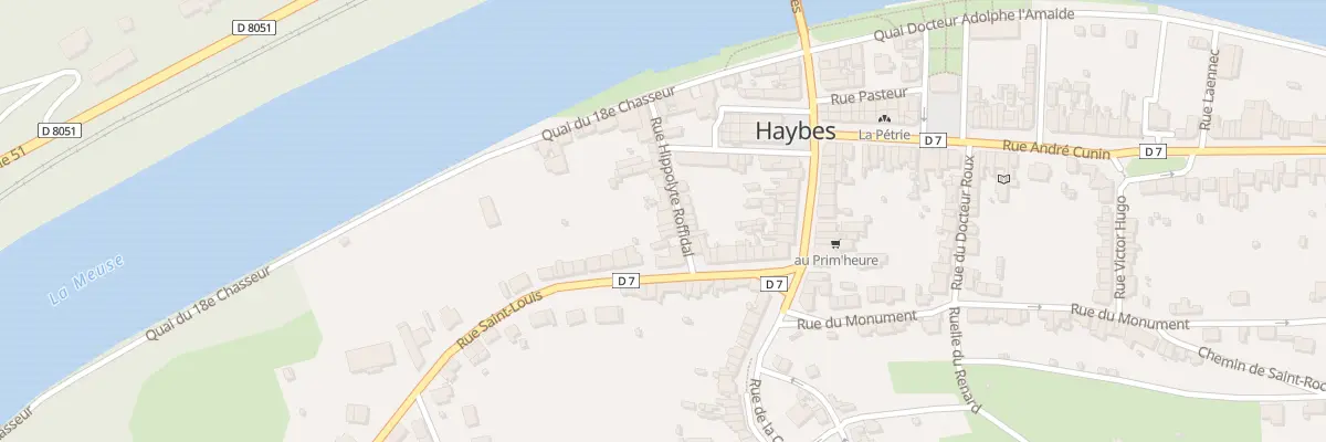 Plan du 9 Rue Hippolyte Roffidal à Haybes