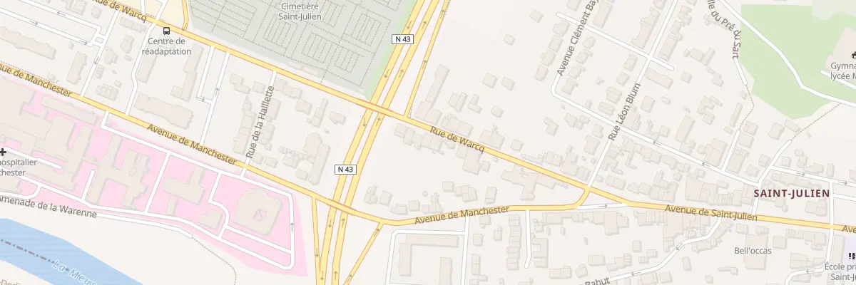 Plan du 5B Rue de Warcq à Charleville-Mézières