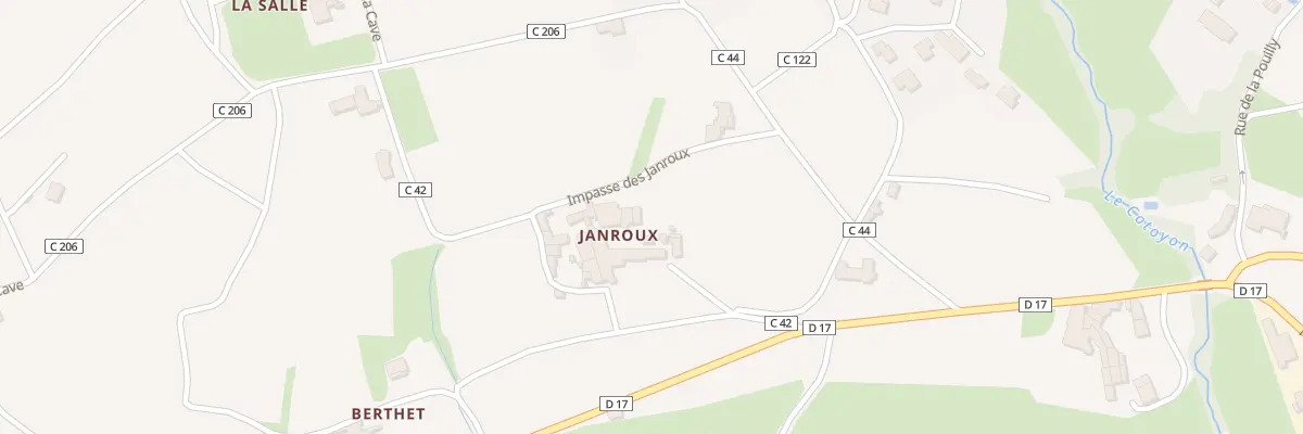 Plan du 68A Imp des Janroux à Juliénas