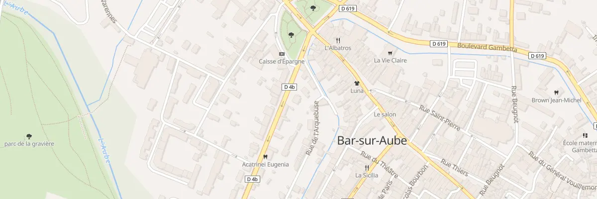 Plan du 3 Bd Victor Hugo à Bar-sur-Aube