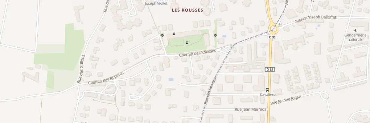 Plan du 1 Imp des Muriers à Gleizé