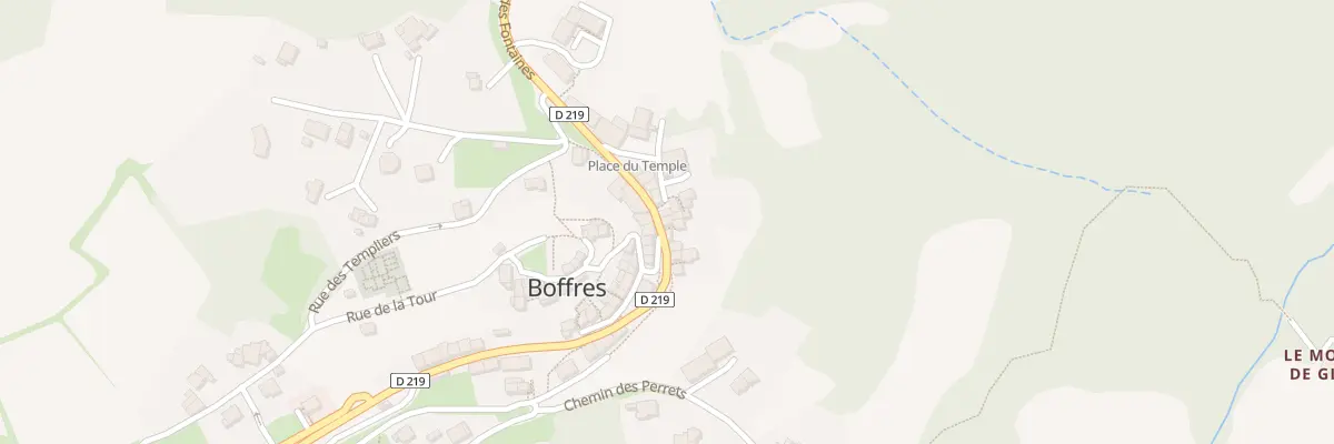 Plan du 16 Rue des Fontaines à Boffres