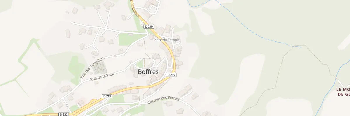 Plan du 20 Rue des Fontaines à Boffres