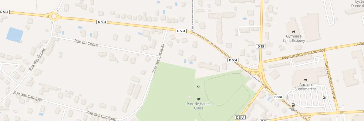 Plan du 3 Mte Saint-Roch à Gleizé