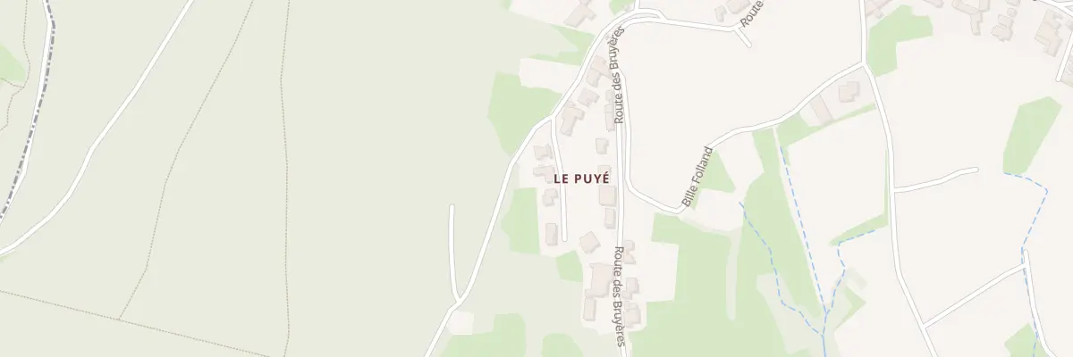 Plan du 207 Imp du Puye à Vergisson