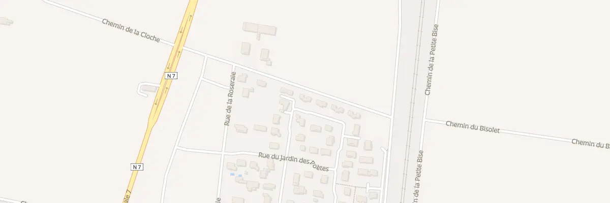 Plan du 9B Rue Alphonse Tavan à Pierrelatte
