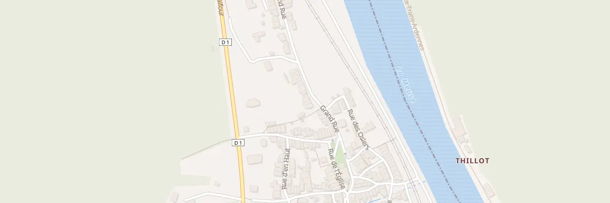 Plan du 899 Grand’rue à Deville