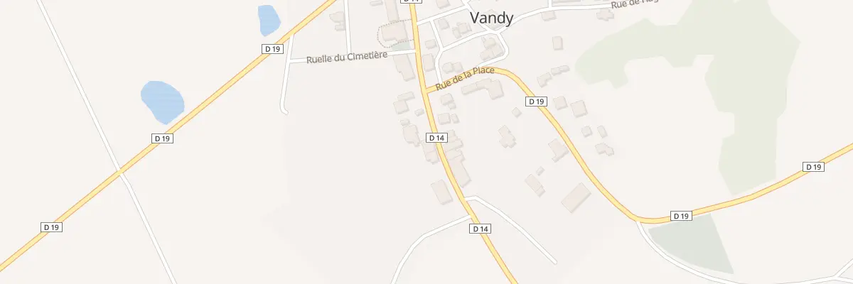 Plan du 9 Rue du Haut Toit à Vandy