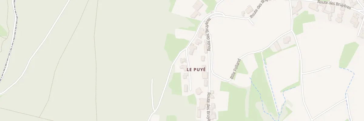 Plan du 185 Imp du Puye à Vergisson