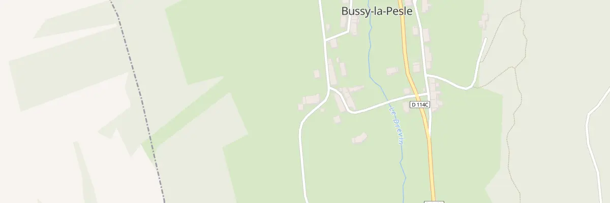 Plan du 4 Rue de Sombernon à Bussy-la-Pesle