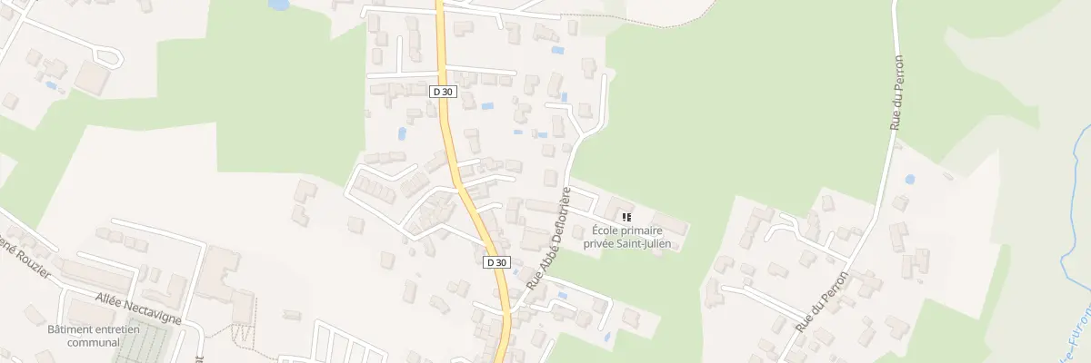 Plan du 5 Rue Abbé Deflotrière à Soucieu-en-Jarrest