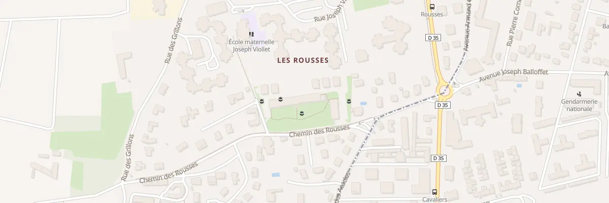 Plan du 168 Che des Rousses à Gleizé