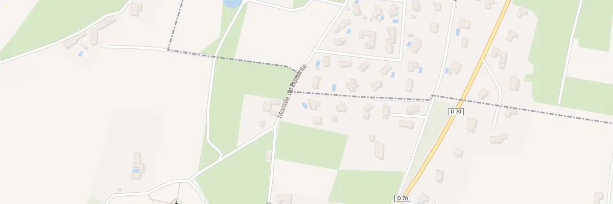 Plan du 908 Vc Montee de Buisante à Pommiers