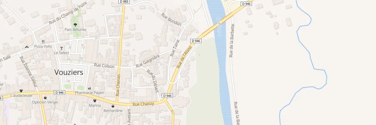 Plan du 7 Rue du Froid Manteau à Vouziers
