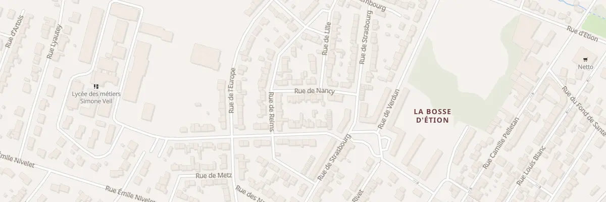 Plan du 11 Rue de Nancy à Charleville-Mézières
