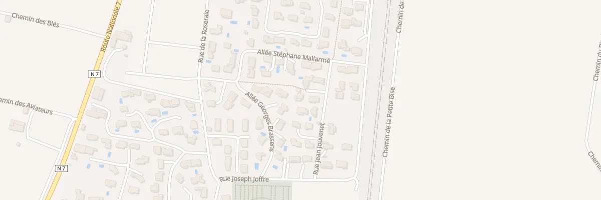 Plan du 8 Rue Jean Jouvenet à Pierrelatte