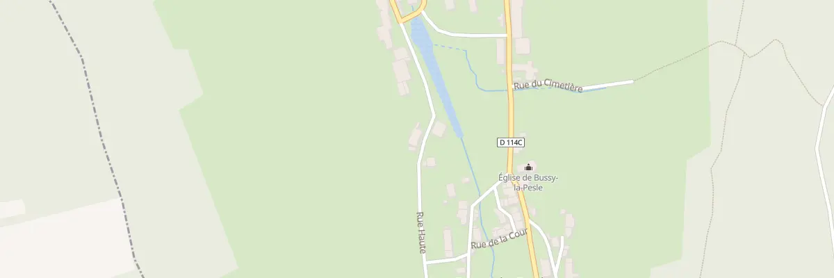 Plan du 6 Rue Haute à Bussy-la-Pesle