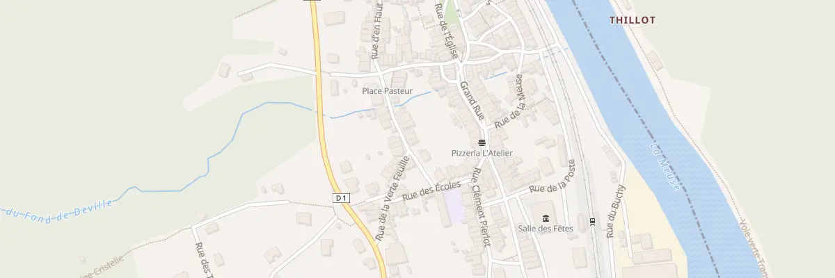 Plan du 87 Rue de la Verte Feuille à Deville