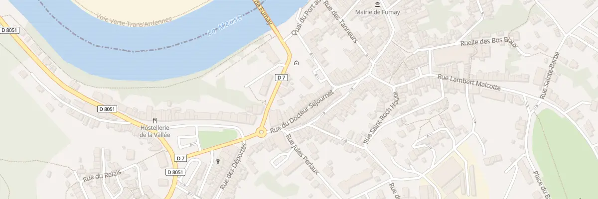 Plan du 18 Rue du Docteur Séjournet à Fumay