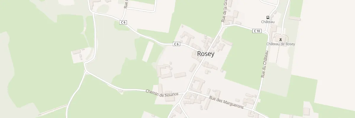Plan du 1 Rue de la Grange St Pierre à Rosey