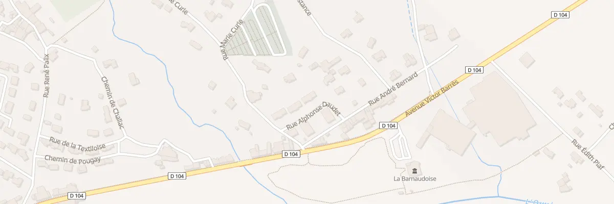 Plan du 110 Rue Alphonse Daudet à Saint-Julien-en-Saint-Alban
