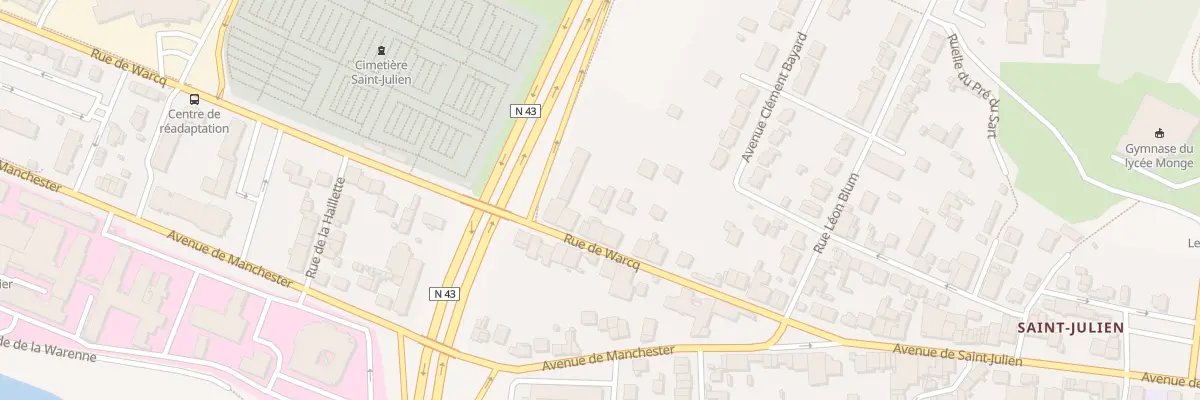 Plan du 14 Rue de Warcq à Charleville-Mézières
