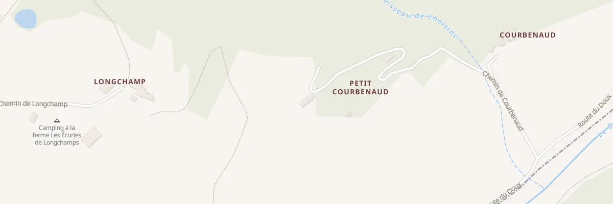 Plan du 5221 Petit Courbenaud à Colombier-le-Vieux