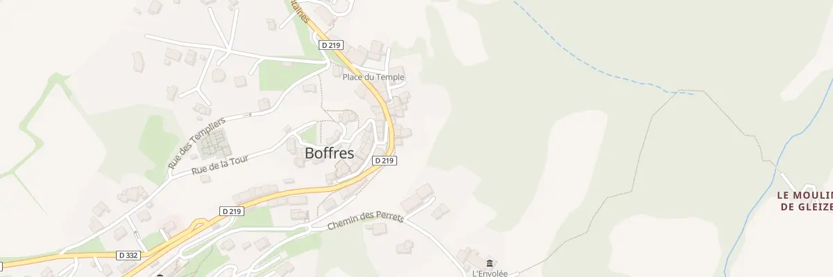 Plan du 26 Rue des Fontaines à Boffres