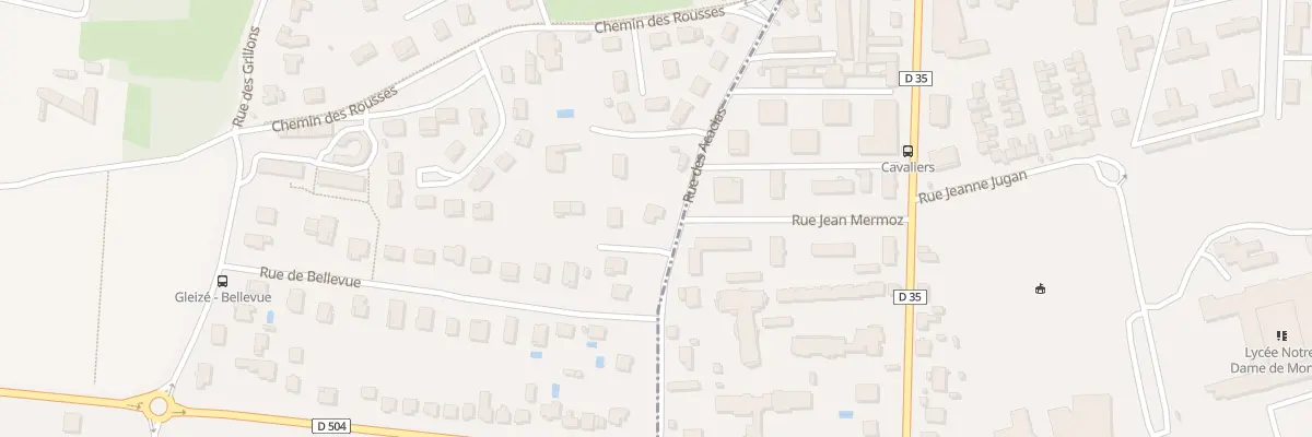 Plan du 187 Rue des Acacias à Gleizé
