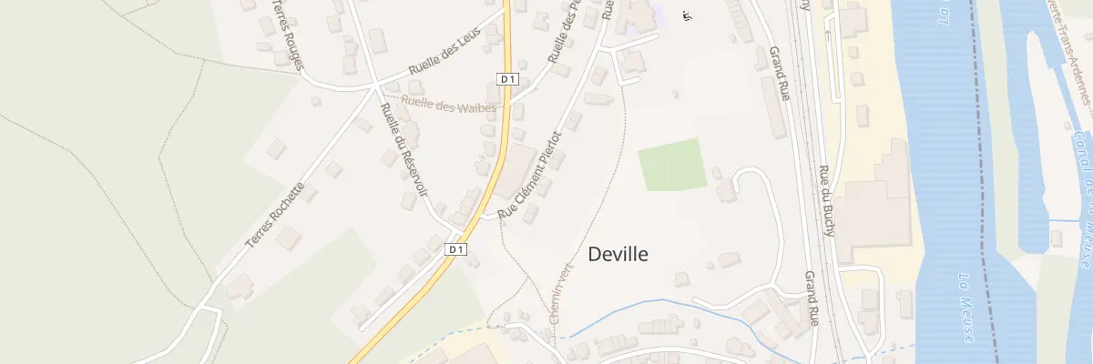 Plan du 447 Rue Clement Pierlot à Deville