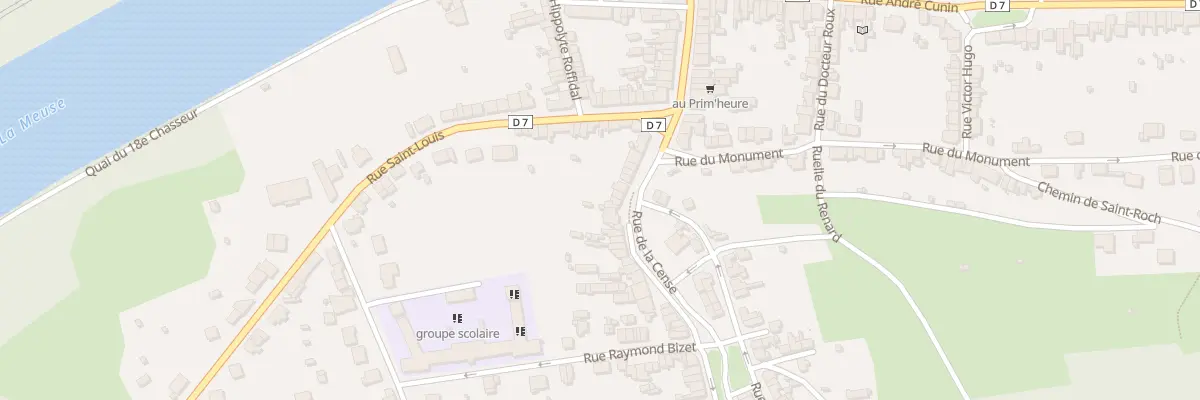 Plan du 16 Rue de la Cense à Haybes