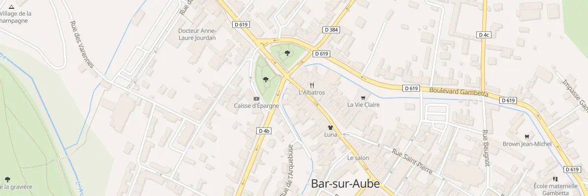 Plan du 155B Rue Nationale à Bar-sur-Aube