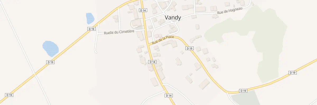 Plan du 6 Rue du Haut Toit à Vandy