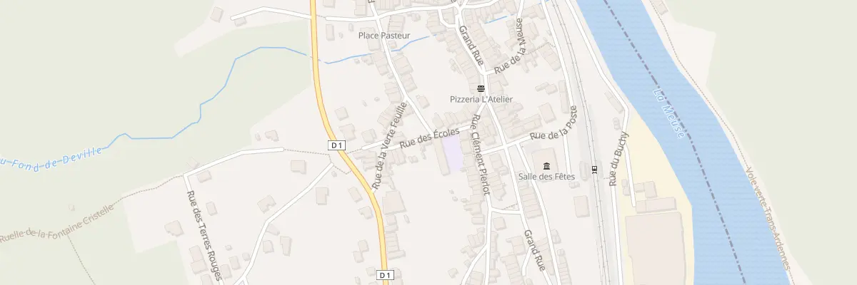 Plan du 63 Rue des Ecoles à Deville