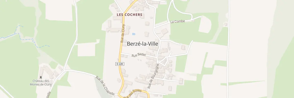 Plan du 2 Rue Badet à Berzé-la-Ville